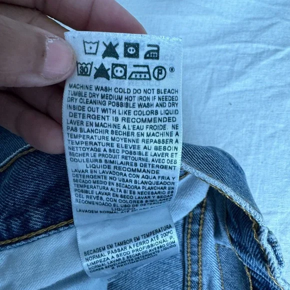 Levi's 550 Straight Jeans Men 36 X 36 (fits 34x34) Blue Denim Cotton Relaxed Fit - Picture 6 of 12